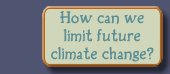How can we limit future climate change